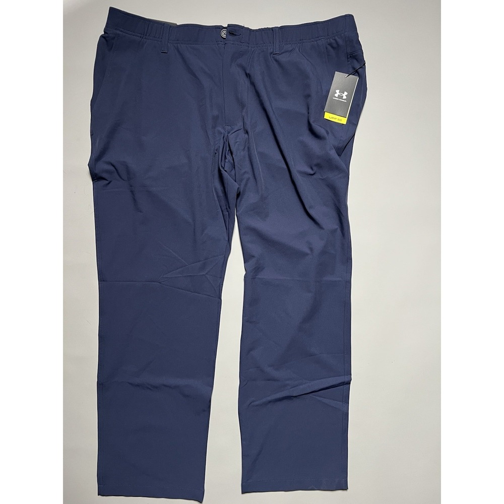 Under Armour UA Drive Pant Men's Blue Straight Golf Pants UPF 50+ 44/32